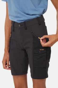 FJÄLLRÄVEN Nikka Curved Shorts Dames -Gore Hardloopbroeken Winkle 2009006206742 014 nl