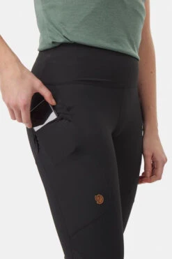 FJÄLLRÄVEN Abisko Trekking HD Legging Dames -Gore Hardloopbroeken Winkle 2210003842035 015 nl