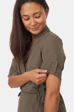 Royal Robbins Spotless Traveler SS Jurk Dames -Gore Hardloopbroeken Winkle 2210004211465 014 nl