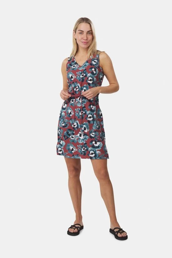 Jack Wolfskin Tioga Road Flower Dress Jurk Dames 4 Jack Wolfskin Tioga Road Flower Dress Jurk Dames - Afbeelding 2